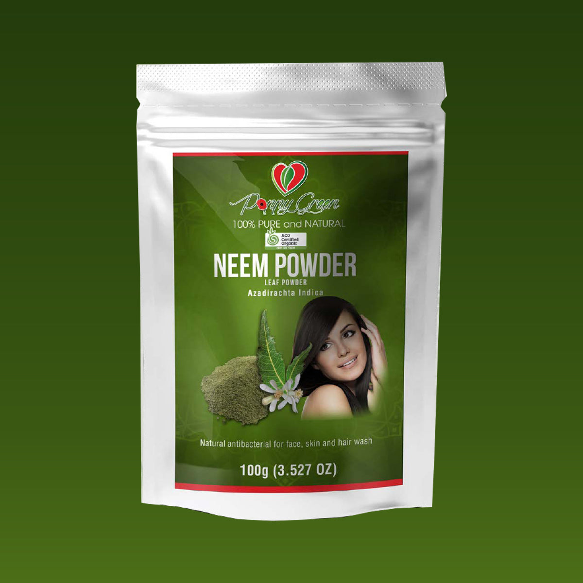 Poppy Green Organic Neem Powder Benefits for Skin, Hair & Overall