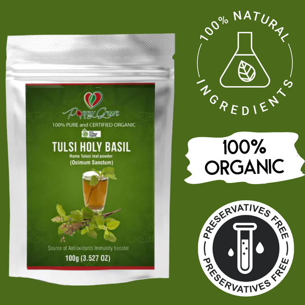 100% Pure Natural Organic Tulsi Powder