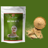 Poppy Green 100% Organic Fuller's Earth Powder (Multani Mitti)