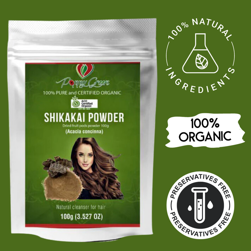 Poppy Green 100% Pure Natural & Organic Shikakai Powder